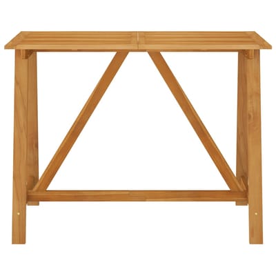 vidaXL - Tuinbartafel - 140x70x104 - cm - massief - acaciahout