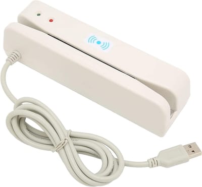Professionele Magnetische Kaartlezer met USB-kabel voor Betalingen, Twee Richtingen en Compatibel met Bank Systemen