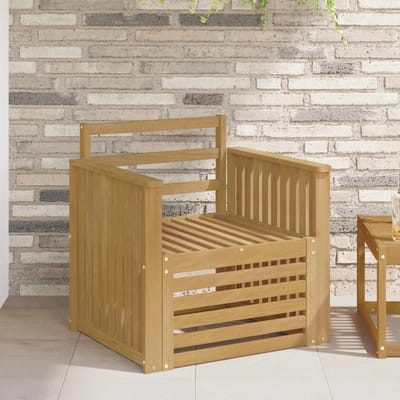 vidaXL - Buiten - bank - set - Massief - Acacia - Hout - Wit