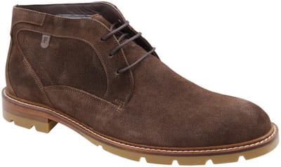Floris van Bommel - DE BRAVER 01.03 - Vrije tijd half-hoogHeren veterschoenHeren sneakers - Kleur: Taupe - Maat: 40.5