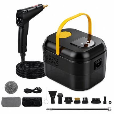 Handheld Stoomreiniger 2500W - Stoomreiniger 1200ML 9 Opzetstukken