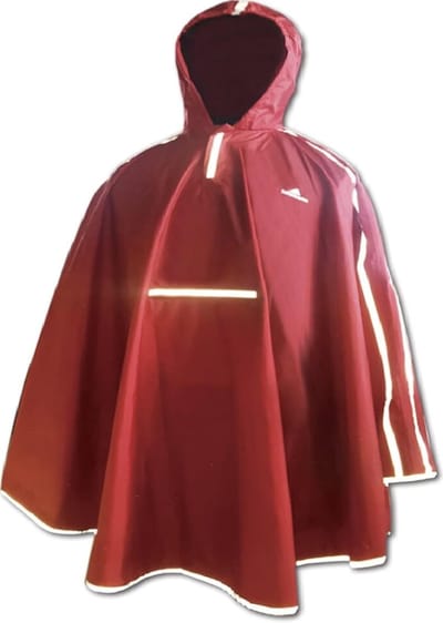 Famanu – Reflecterende kinderregencape, waterdichte regenponcho met hoge zichtbaarheid
