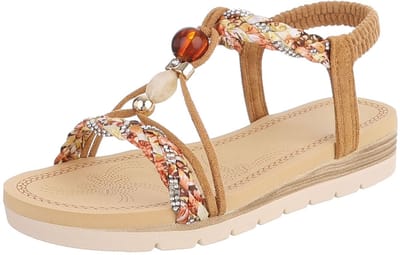 Dames slipper met gespen en pareldetail Mt:36