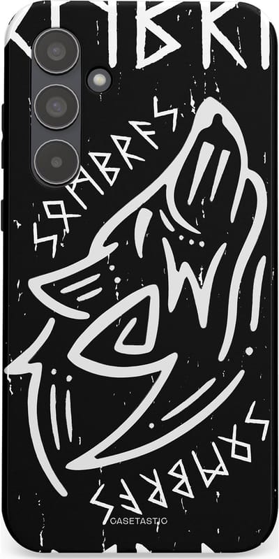 Casetastic Hoesje Geschikt voor Samsung A55 - Stijlvolle Beschermende Duo-layer Case - Wolvenkreet