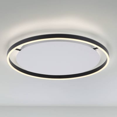 JUST LIGHT. GmbH LED plafondlamp Ritus, Ø 58,5cm, antraciet