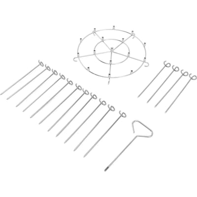 Supports à brochettes Racks Acier Inoxydable Support à brochettes pour gril pour Friteuse Ninja Foodi 8QT