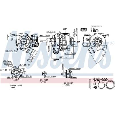 Supercharger, drukvulling NISSENS 93432