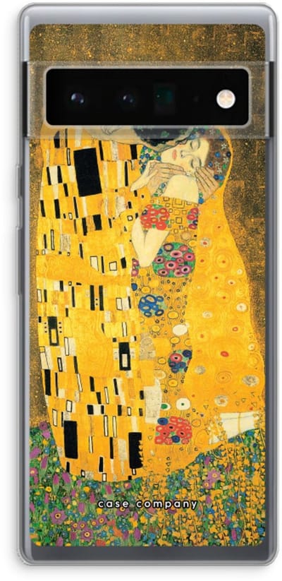Case Company® - Hoesje geschikt voor Google Pixel 6 Pro hoesje - Der Kuss - Soft Cover Telefoonhoesje - Bescherming aan alle Kanten en Schermrand