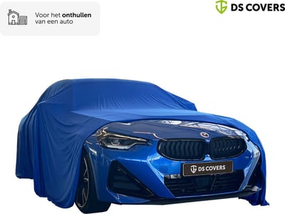 REV Onthullingshoes Auto – Premium Auto Cover voor Showroom, Presentatie & Bescherming – Maat XL – Blauw
