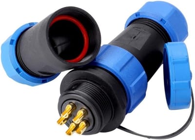 IP68 2/3/4/5/7/9/12-pins aansluiting voor luchtvaart kabelconnector - Waterdichte plug voor draad-naar-draad installatie 110-380V, herbruikbare verpakking