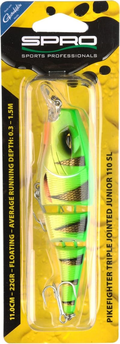 Spro Pikefighter Triple Jointed SL - 11 cm - UV redhead