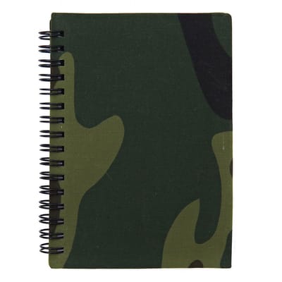 Notitieboek A6 woodland camo