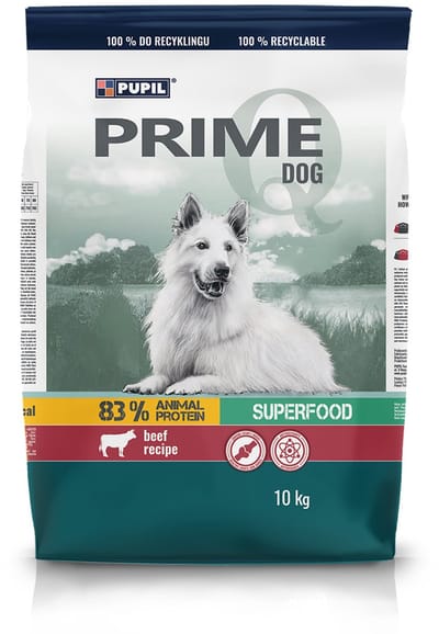 PUPIL Prime - Droogvoer voor honden - Rundvlees met groenten - Hoogwaardig eiwit - Ondersteunt gewrichten - Omega-3 & Omega-6