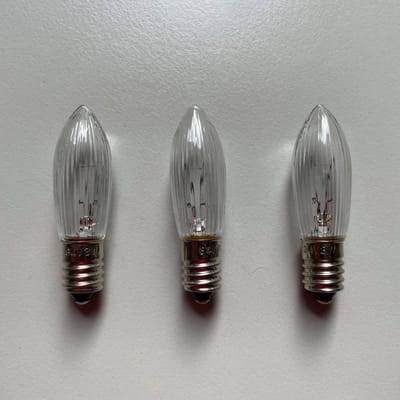 Saico E10 golfkaars vervangingslamp 3 buiten lichtbogen