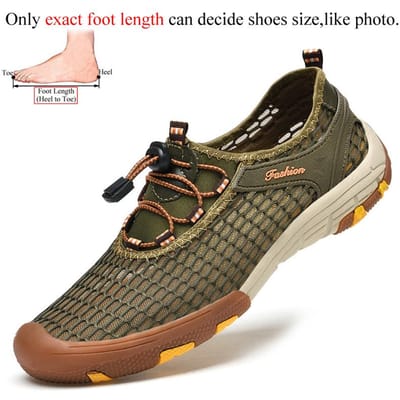 Zomer Heren Outdoor Mesh Wandelschoenen Heren Trekking Berg Trail Klimmen Tracking Ademend Licht 38-46 44