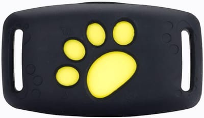 Huisdier GPS Tracker - Hond Kat Locator - Huisdier Vindbaar Houden - Waterdicht Ontwerp - 65cm Kettinglengte - Zwart