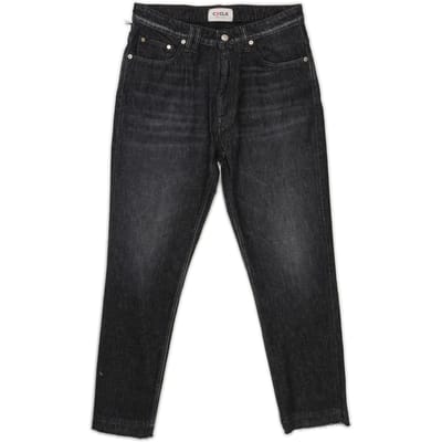 Cycle - 5 Lucky Wortel Denim Pockets Black 341P534/L331/47