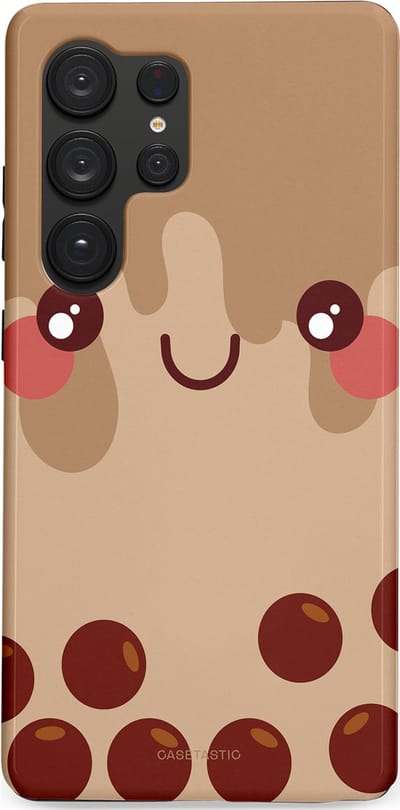 Casetastic Hoesje Geschikt voor Samsung S25 Ultra - Stijlvolle Beschermende Duo-layer Case - Smeltende choco bolletjes
