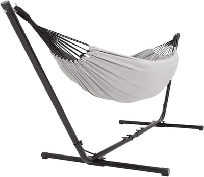 Grootte Hangmat met Verstelbaar Standaard voor 2 Personen - Draagcapaciteit 205 kg - Ideaal voor Buiten en Binnen - Inclusief Draagtas