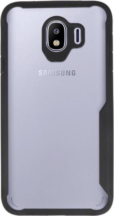 Zwart Focus Transparant Hard Cases Samsung Galaxy J4