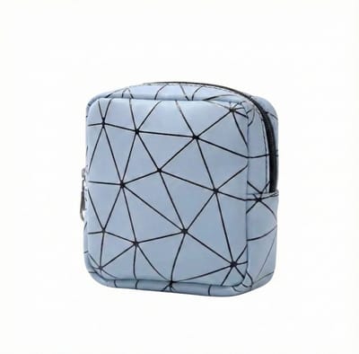 Consumerce® Maandverband Tasje - Blauw - Mini Toilettas Dames 0,7L