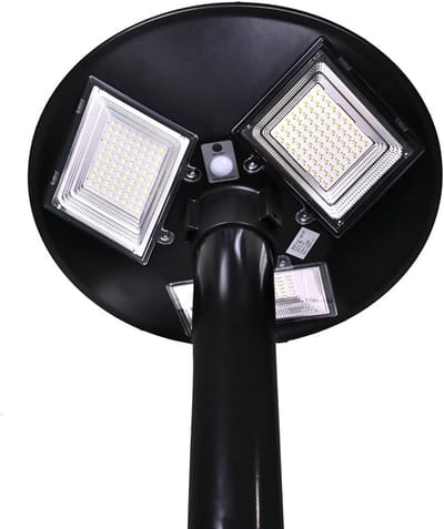 Krachtige LED Zonnestraatlantaarn 1500 Lumen met Bewegingssensor en Afstandsbediening