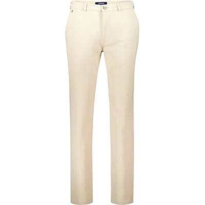 Gardeur Broek Tonic Subtle Faux Uni Cool Touch Resort Chic Licht Zand / male