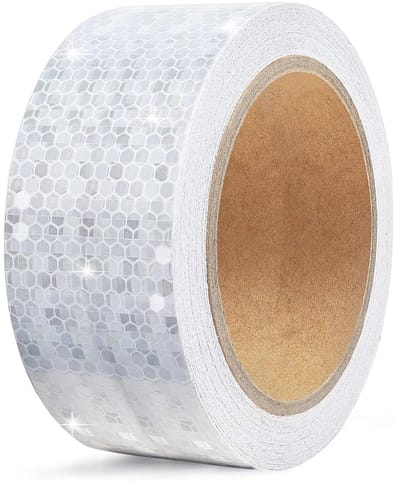 Reflecterende Plakband 5cm x 10m - Waterdicht, Zelfklevend en Ideaal voor Auto, Vrachtwagen en Straatmarkering