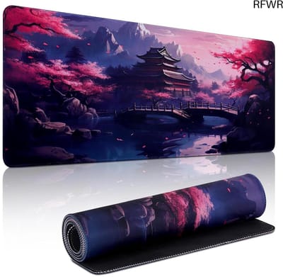 RFWR® Gaming Muismat 80 x 30 cm - Antislip Bureauonderlegger voor Laptop en Kantoor