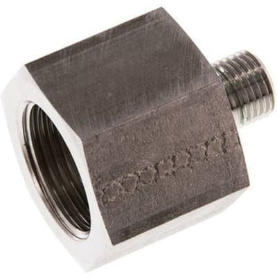 G 1/4'' x G 3/4'' M/F RVS Neusstuk 630 Bar - Hydrauliek - FL2S-MF-STE-014G-034G