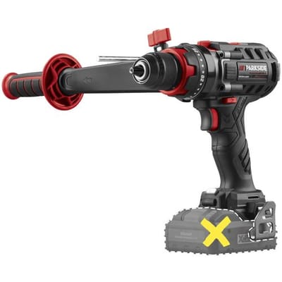 PARKSIDE PERFORMANCE® Accu-klopboormachine 20 V zonder accu en lader - Slagfrequentie: 35.200 spm - Koppel: 150 Nm