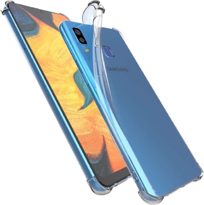 ebestStar - Hoes geschikt voor Samsung A30 Galaxy SM-A305F, Silicone Slim Cover Case, Versterkte Hoeken en Randen hoesje, Transparant