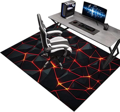 Stoelmat Bureau - Vloerbeschermer - Thuiswerken - Antislip Achterzijde - 140 x 160 cm - Grijs