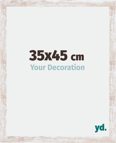 Your Decoration - Fotolijst 35x45 cm - MDF - White Wash - Catania