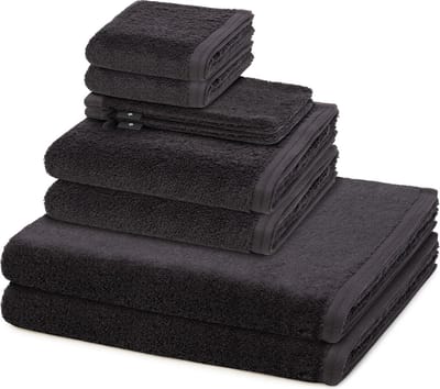 Vossen Sonstiges 2 X washandjes 2 X gasten- 2 X douche- 2 X handdoek - in set 8 pack Vegan Life
