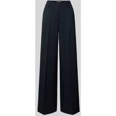 Relaxed fit pantalon met scheerwol