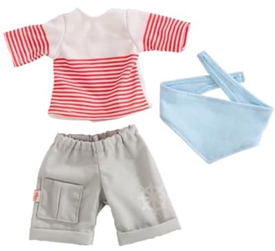 Haba poppenkleding set Ahoi - 30 cm - maritiem speelplezier.