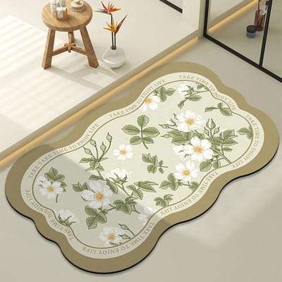 Badkamervloermat Diatomeeënaarde Waterabsorptie Zacht Kussen Badkamer Toiletdeur Absorberend Antislip Voetmat Toilet Tapijt 40*60CM