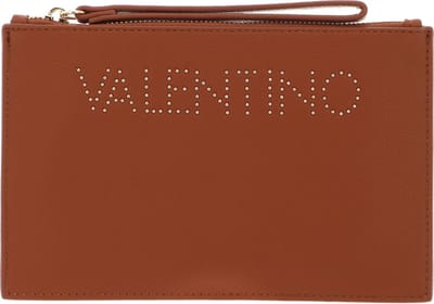VALENTINO Utensil zak Pie Re Soft Cosmetic Case Cuoio Lichtbruin