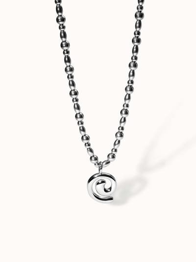 PURELEI Swirl Kette Silver Maat: OS | Kettingen Outlet | Dames | Zilver