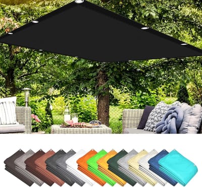Waterdicht Zonnezeil 2.5 x 3.5 m UV-Bescherming Schaduwdoek voor Tuin en Terras