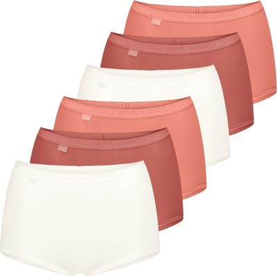 sloggi Dames maxi slip 6 pack Basic+