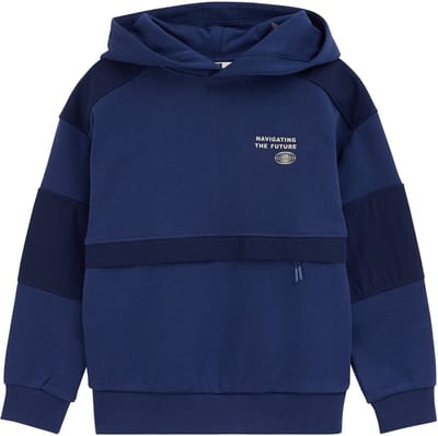 WE Fashion Jongen hoodie met rits en print