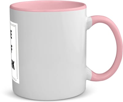 Akyol - ik doe alsof ik werk koffiemok - theemok - roze - Collega - collega - grappige tekst - 350 ML inhoud