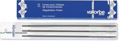 Set van 3 Kettingzaagvijlen 200 mm - Diameter 4.8 mm voor Alle Standaard Zaagkettingen