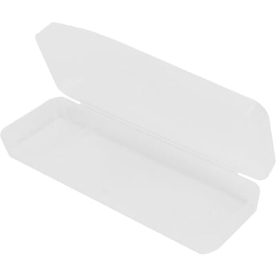 Étui de voyage pour rasoir manuel, portable, transparent, respirant, avec manche, boîte de rangement et de protection white