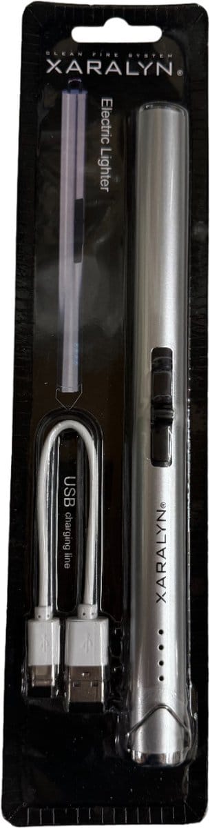 Xaralyn Elektrische oplaadbare extra lange aansteker - USB opladen - Veilig aansteken haard, kaars, BBQ