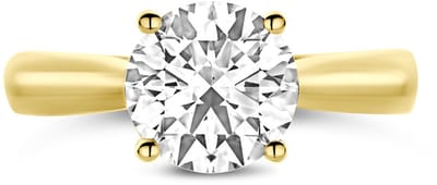 14K Geelgouden Ring Lab Grown Diamant 2.00ct H SI – 4035070