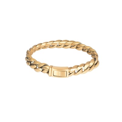 iXXXi Men-Lombok-Goudkleurig Mat-Heren Armband