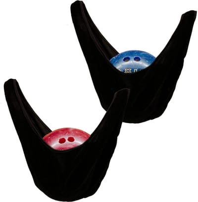 Jhubersproducts - Bowlingbal Polijstdoek - Bowlingbalreiniger - Draagbare bowlingbaltas - Microvezel - Polijsttas voor bowler - Unisex volwassene